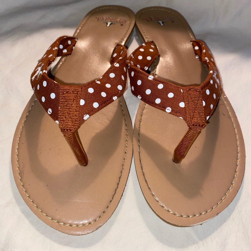 Texas themed sandals